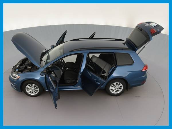 2018 VW Volkswagen Golf SportWagen TSI S Wagon 4D wagon Blue for sale in Las Vegas, NV – photo 16