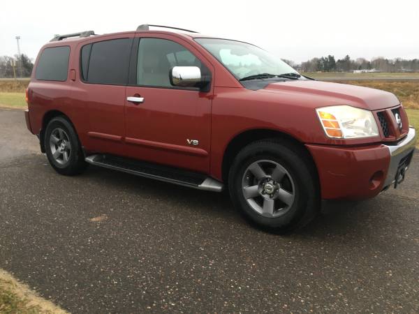 2005 Nissian Armada V8, 3rd seat, leather - cars & trucks - by... for sale in Clayton, MN – photo 3