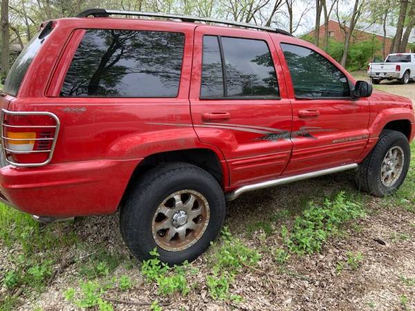 2000 Red Jeep Grand Cherokee Limited for sale in Dayton, OH – photo 3