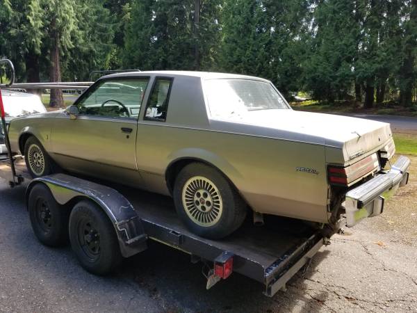 1984 Buick Regal T-Type, 3 8L 6-Cyl Turbo, Minor Project - cars & for sale in Kirkland, WA – photo 4