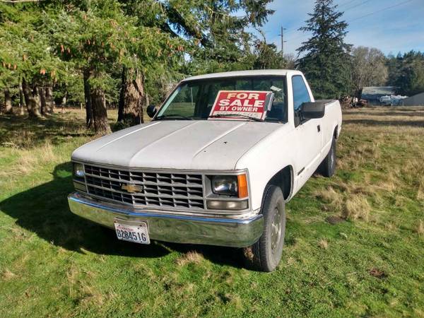 89 chevy heavy 3/4 ton - cars & trucks - by owner - vehicle... for sale in Rainier, WA – photo 2