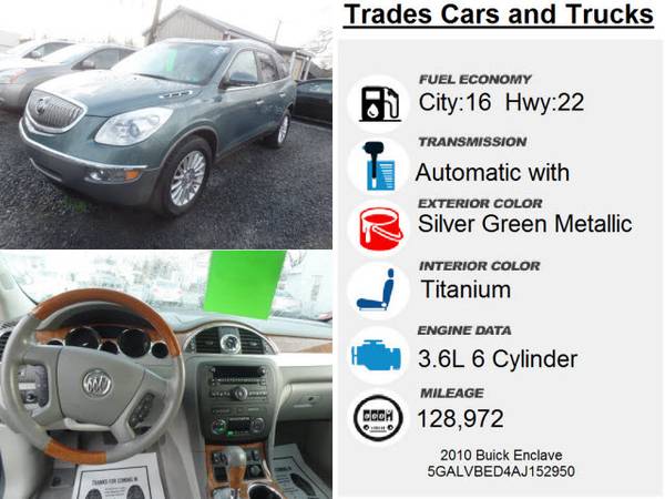 2010 Buick Enclave CXL AWD SUV - cars & trucks - by dealer - vehicle... for sale in New Cumberland, PA – photo 11