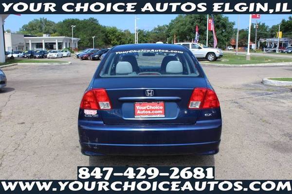 2005 *HONDA**CIVIC* EX 1OWNER GAS SAVER CD ALLOY GOOD TIRES 510724 for sale in Elgin, IL – photo 4