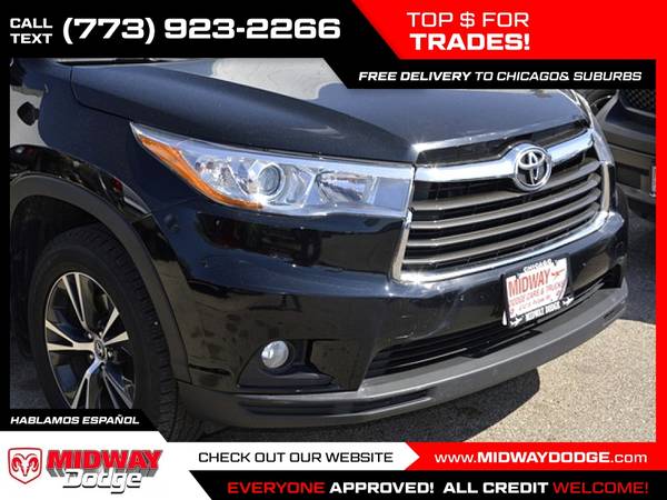 2016 Toyota Highlander XLE V6 V 6 V-6 AWD FOR ONLY 401/mo! - cars & for sale in Chicago, IL – photo 3