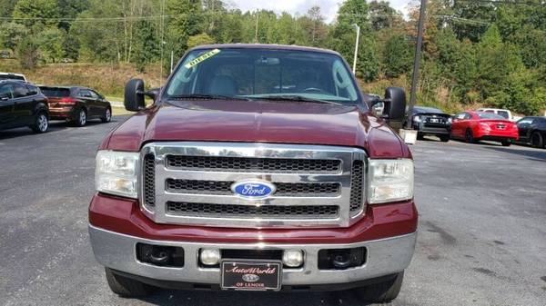 2005 FORD F250--LARIAT--CREW CAB--4WD--DIESEL--180K MILES--BURGANDY for sale in Lenoir, NC – photo 2