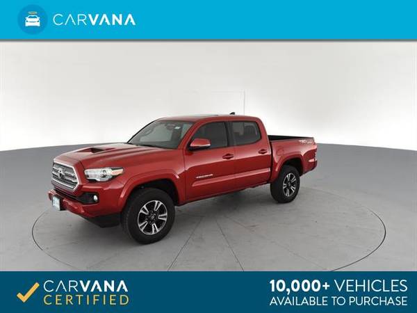 2017 Toyota Tacoma Double Cab TRD Sport Pickup 4D 5 ft pickup Red - for sale in Arlington, District Of Columbia – photo 6