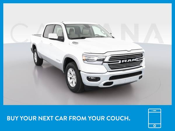2020 Ram 1500 Crew Cab Laramie Pickup 4D 5 1/2 ft pickup White for sale in Champaign, IL – photo 12