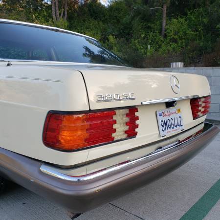 Mercedes-Benz 380SE W126 S class ONLY 129k! Ca 1 owner! COLLECTIBLE for sale in Del Mar, CA – photo 2