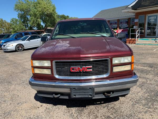MAROON 1999 GMC YUKON for $400 Down for sale in 79412, TX – photo 2
