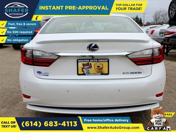 $256/mo - 2016 Lexus ES 300H - Easy Financing! - cars & trucks - by... for sale in Columbus, OH – photo 6