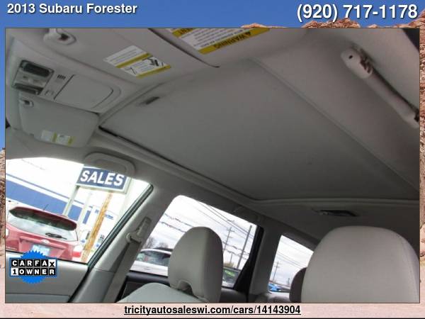 2013 SUBARU FORESTER 2 5X PREMIUM AWD 4DR WAGON 4A Family owned for sale in MENASHA, WI – photo 12