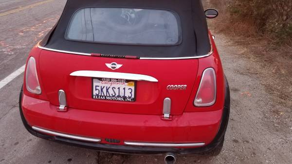 2006 Mini Cooper Convertible 4 cyl auto - cars & trucks - by owner -... for sale in Morro Bay, CA – photo 4