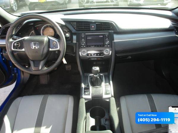 2016 Honda Civic LX 2dr Coupe 6M 0 Down WAC/Your Trade - cars & for sale in Oklahoma City, OK – photo 24