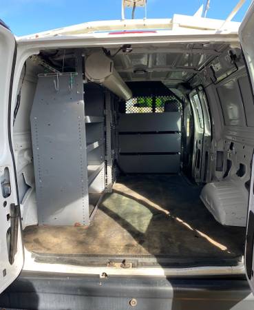 2012 Ford E-150 Cargo/Work Van with tool bins and Ladder Rack - cars... for sale in Chattanooga, TN – photo 7