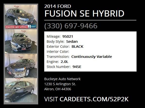 2014 FORD FUSION SE HYBRID - Easy Terms, Test Drive Today! - cars & for sale in Akron, OH – photo 22