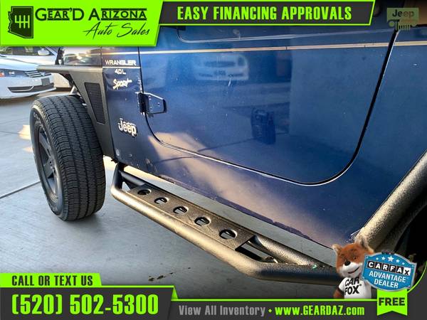2001 Jeep WRANGLER/TJ for 13, 495 or 208 per month! - cars & for sale in Tucson, AZ – photo 9