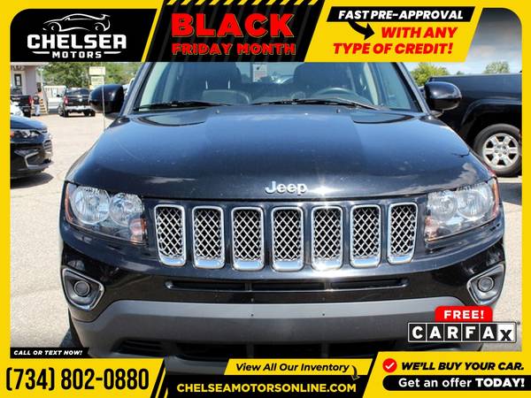 $181/mo - 2014 Jeep Compass Latitude - Easy Financing! - cars &... for sale in Chelsea, MI – photo 10