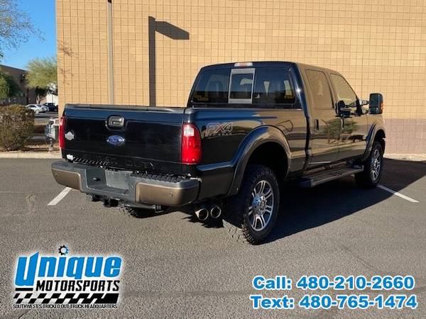 BLACK BEAUTY 2016 FORD F-350 KING RANCH CREW CAB 4X4 SHORTBED 6.7 LI... for sale in Tempe, AZ – photo 6