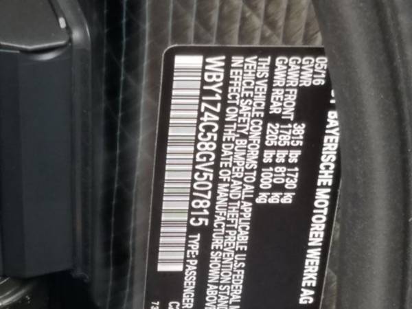 2016 BMW i3 w/Range Extender SKU:GV507815 Hatchback for sale in Westmont, IL – photo 21