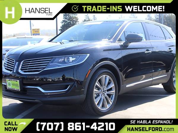 2017 Lincoln MKX Reserve AWD FOR ONLY 668/mo! - - by for sale in Santa Rosa, CA – photo 8