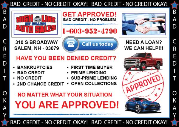 BAD CREDIT FINANCING - GUARANTEED for EVERYONE! Call us NOW! for sale in Salem, ME