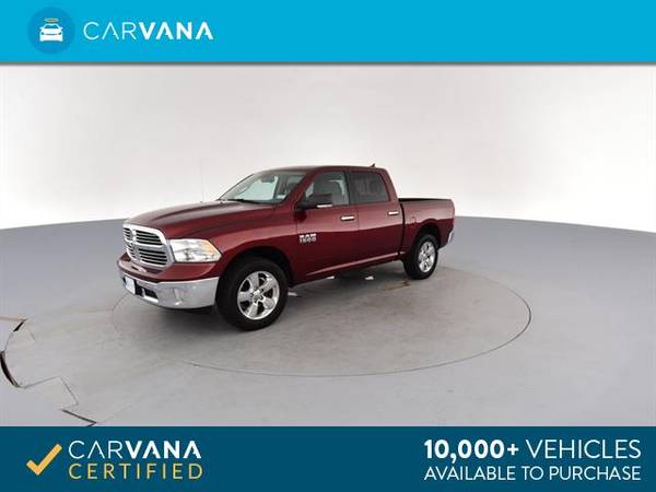 2017 Ram 1500 Crew Cab Big Horn Pickup 4D 5 1/2 ft pickup Red - for sale in Springfield, MA – photo 6
