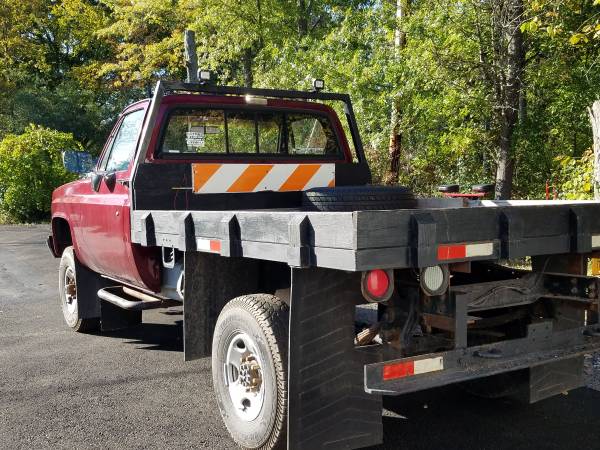 Plow truck Chevy 3/4 ton flatbed bed with western plow for sale in Grand Island, NY – photo 3