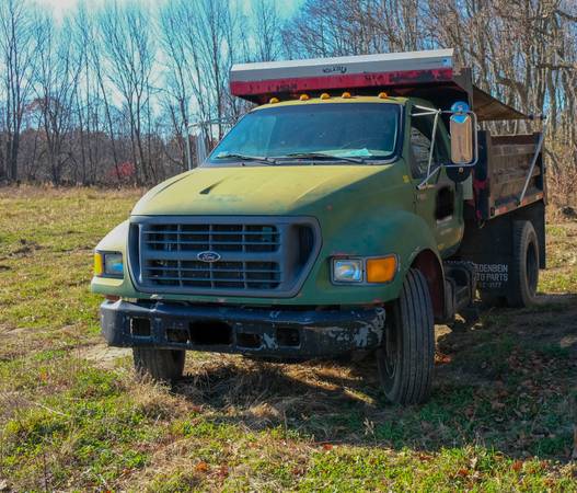 2000 Ford F650 Dump Truck - cars & trucks - by owner - vehicle... for sale in North Smithfield, RI – photo 3
