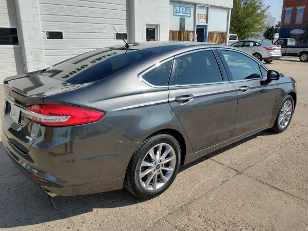 2017 Ford Fusion SE, leather, nav, 80K miles - cars & trucks - by... for sale in Coldwater, KS – photo 4