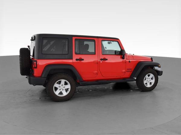 2017 Jeep Wrangler Unlimited Sport SUV 4D suv Red - FINANCE ONLINE -... for sale in Arlington, TX – photo 12