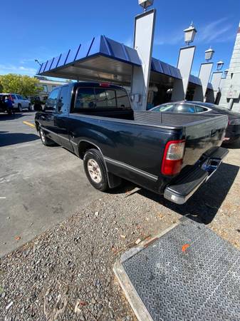 1998 Toyota t100 extra cab short bed 2WD V6 black 1 owner - cars & for sale in Tracy, CA – photo 2