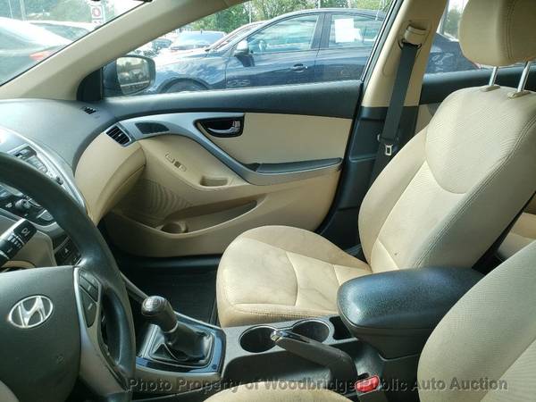 2013 Hyundai Elantra Black - - by dealer - vehicle for sale in Woodbridge, District Of Columbia – photo 8