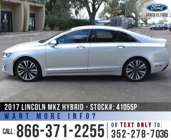 2017 LINCOLN MKZ HYBRID SELECT Bluetooth, SYNC, Touchscreen for sale in Alachua, FL – photo 4