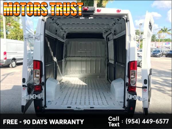 2019 Ram ProMaster Cargo Van 2500 High Roof 136" WB BAD CREDIT NO... for sale in Miami, FL – photo 23