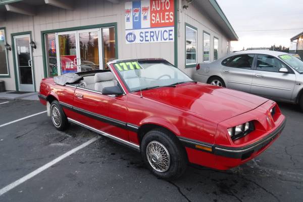 ***1984 PONTIAC SUNBIRD LE CONVERTIBLE*** - cars & trucks - by... for sale in Tacoma, WA – photo 9