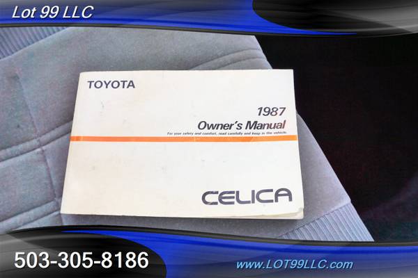 1987 Toyota Celica GT Convertible **80k Miles** 1-Owner - cars &... for sale in Milwaukie, OR – photo 17