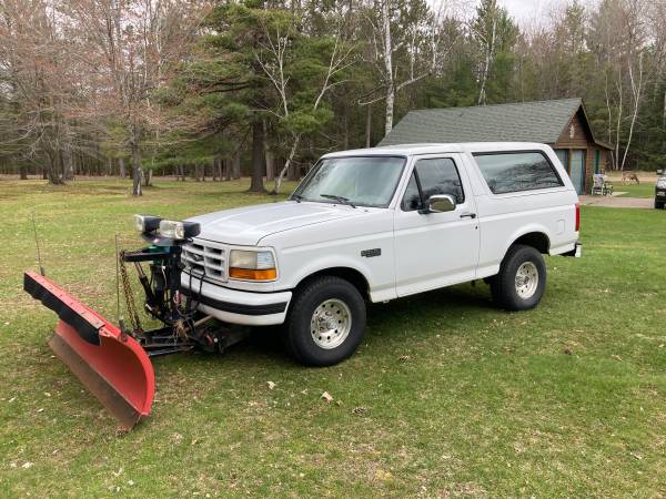 1984 Bronco with plow for sale in Eagle River, WI – photo 3