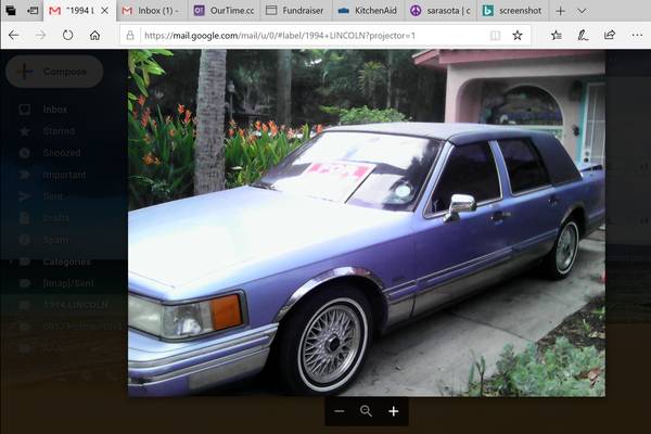 1994 Lincoln Town Car for sale in Sarasota, FL – photo 2