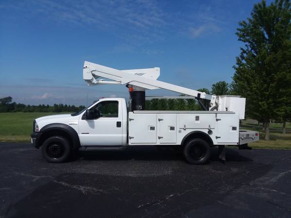 42' 2006 Ford F550 Diesel Versalift Bucket Boom Lift Service Truck for sale in Hampshire, IA – photo 3