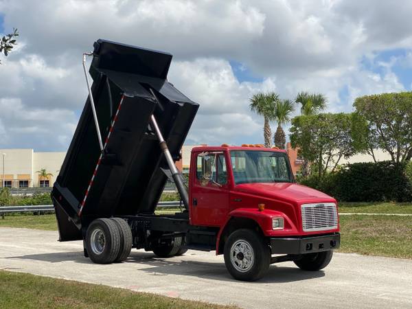 1997 Freightliner FL-80 Dump Truck 5 9 Cummins Red - cars & for sale in West Palm Beach, FL – photo 20