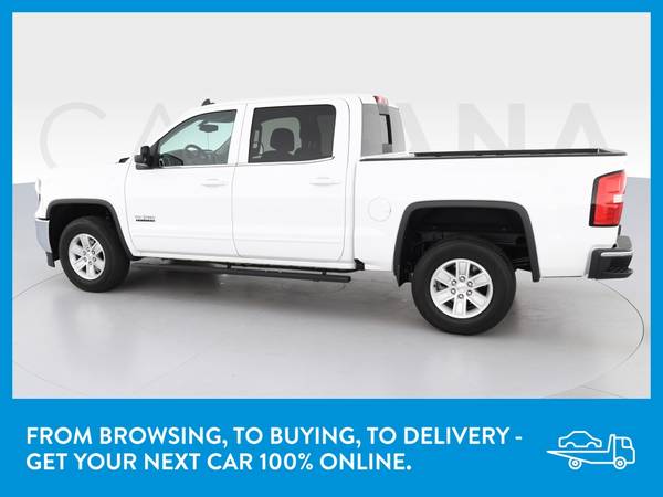 2018 GMC Sierra 1500 Crew Cab SLE Pickup 4D 5 3/4 ft pickup White for sale in Chicago, IL – photo 5