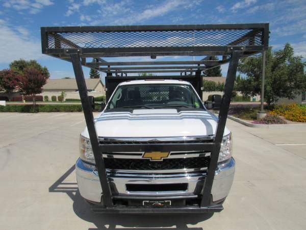 2013 CHEVROLET SILVERADO 3500HD REGULAR CAB 12FT FLAT BED - cars &... for sale in Manteca, CA – photo 2