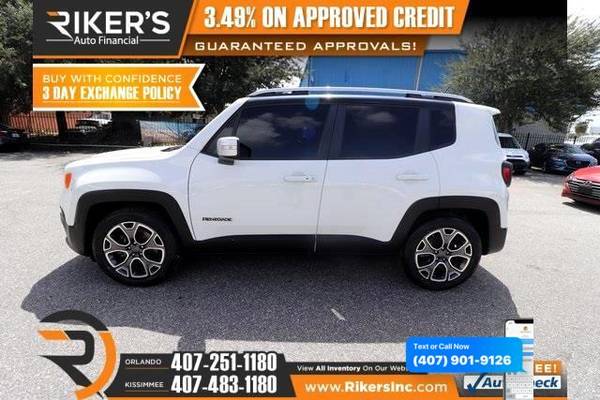 2016 Jeep Renegade Limited FWD - - by dealer - vehicle for sale in Orlando, FL