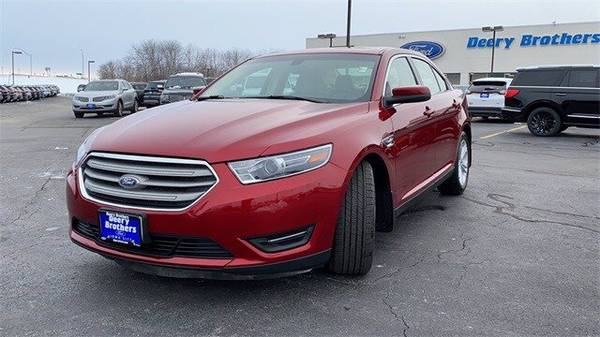 2017 Ford Taurus SEL sedan Red - - by dealer - vehicle for sale in Iowa City, IA – photo 6