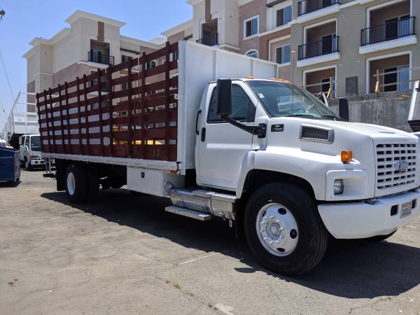 2006 CHEVY C7500 TOPKICK, 24FT STAKBED LIFTGATE, GASOLINE, I FINANCE... for sale in Rosemead, CA – photo 4