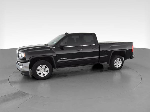 2018 GMC Sierra 1500 Double Cab SLE Pickup 4D 6 1/2 ft pickup Black... for sale in Green Bay, WI – photo 4