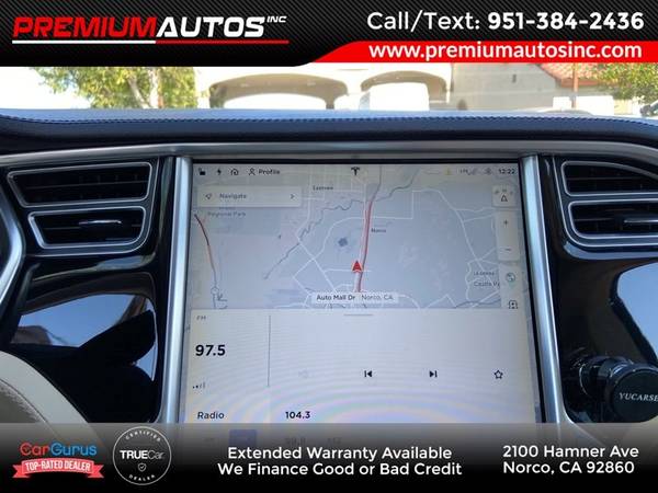 2014 Tesla Model S Electric 85 - ALL GLASS PANORAMIC ROOF Hatchback... for sale in Norco, CA – photo 6
