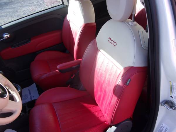 2013 Fiat 500 Lounge Convertible 46,000 Miles - cars & trucks - by... for sale in Kittanning, PA – photo 8
