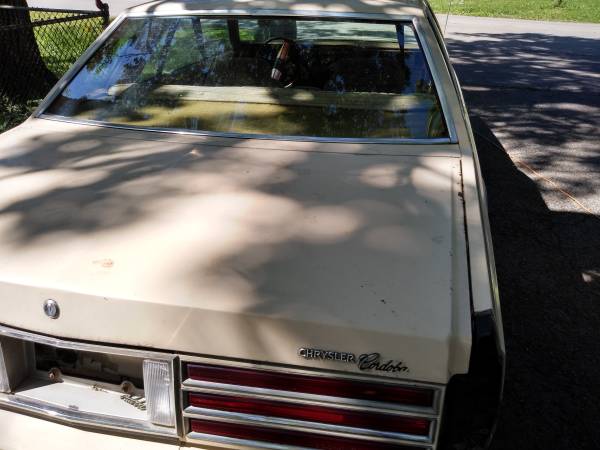 Barn Find 1980 Chrysler Cordoba - cars & trucks - by owner - vehicle... for sale in Crete, IL – photo 3