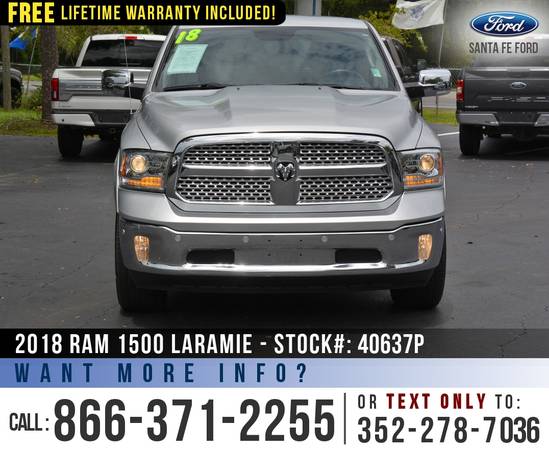 2018 RAM 1500 LARAMIE 4WD *** Apple CarPlay, SiriusXM, Bluetooth ***... for sale in Alachua, FL – photo 2